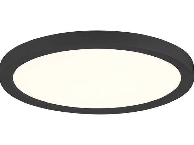 Eurofase Artemis Black Round Flush Mount