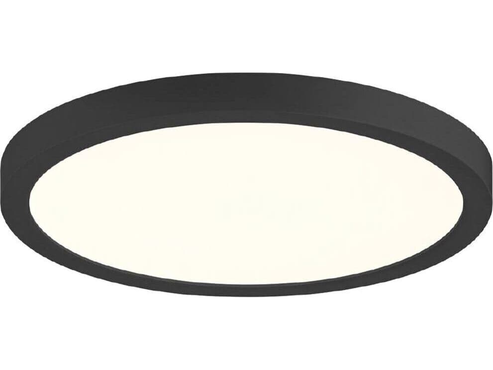 Eurofase Artemis Black Round Flush Mount