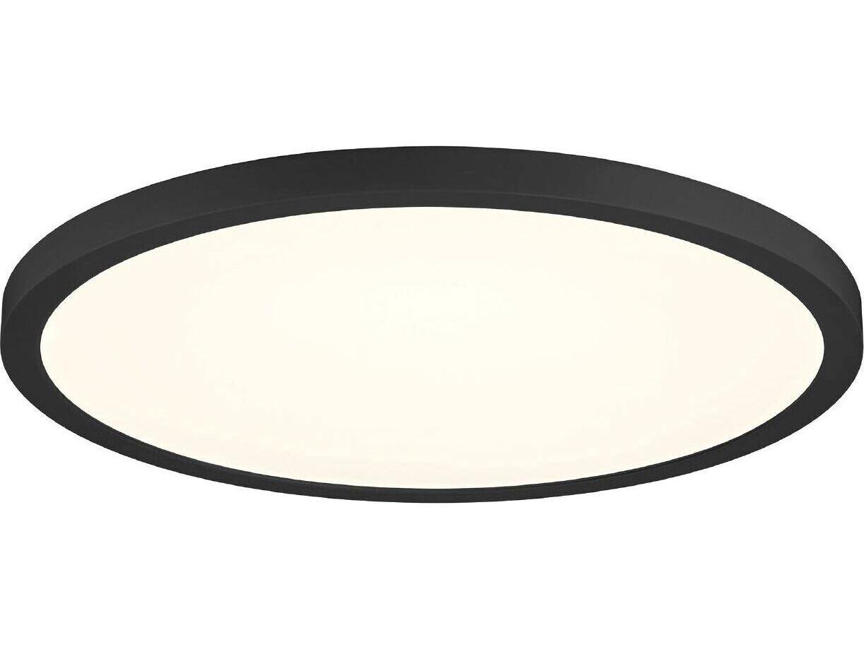 Eurofase Artemis Black Round Flush Mount