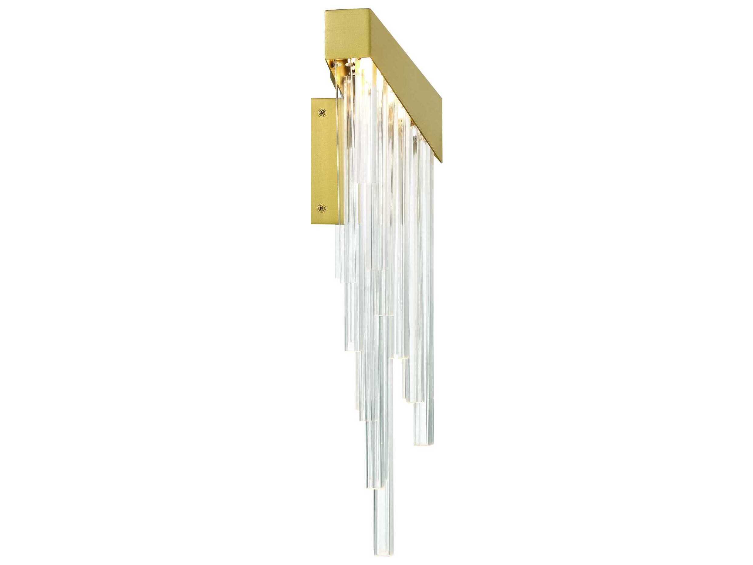 Eurofase Vivien 1-Light Gold Wall Sconce