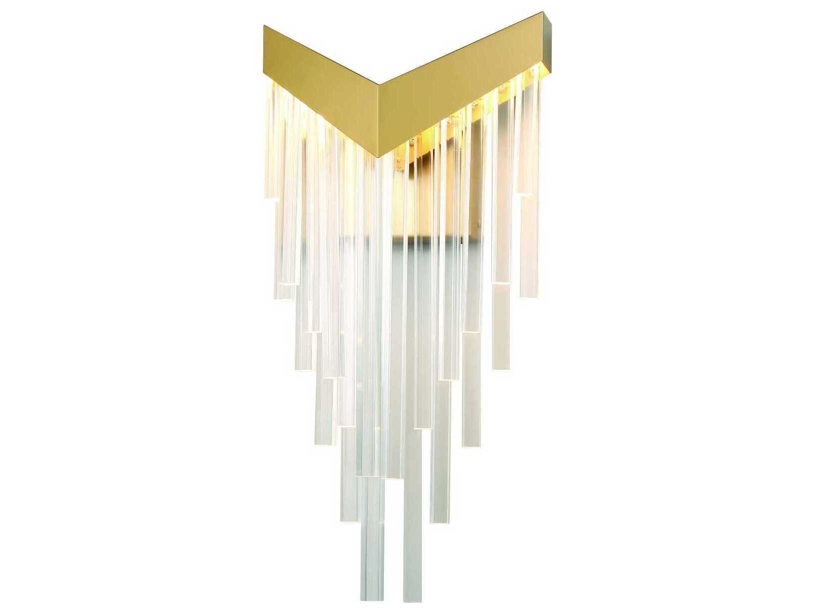 Eurofase Vivien 1-Light Gold Wall Sconce