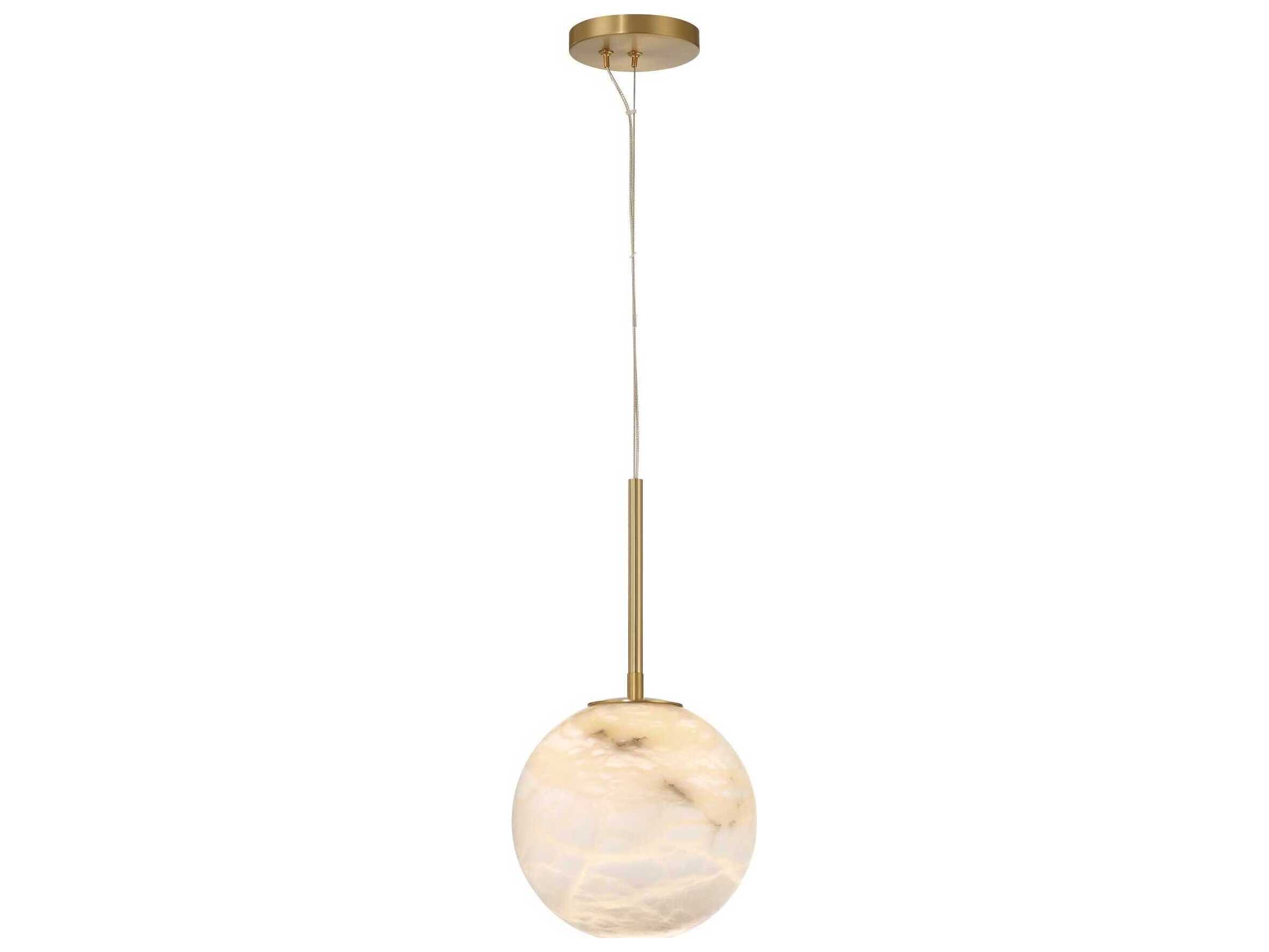 Eurofase Kepler 1-Light Gold Globe Mini Pendant