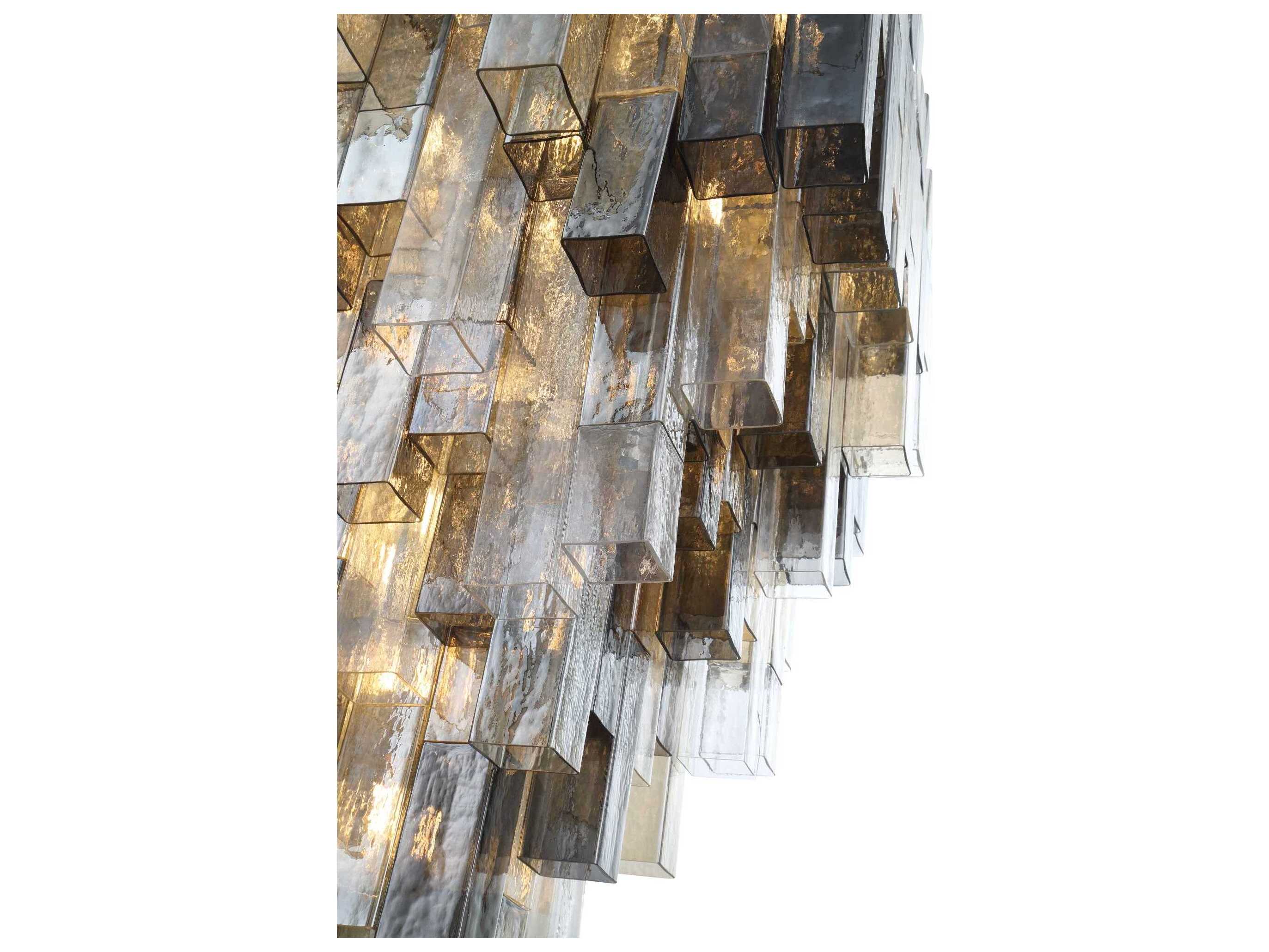 Eurofase Altesa 46-Light Chrome Geometric Chandelier