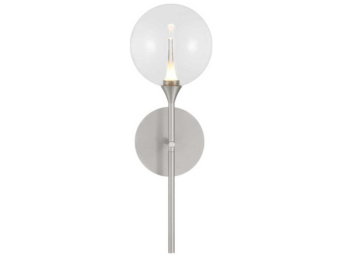 Eurofase Iissa 1-Light Nickel Wall Sconce