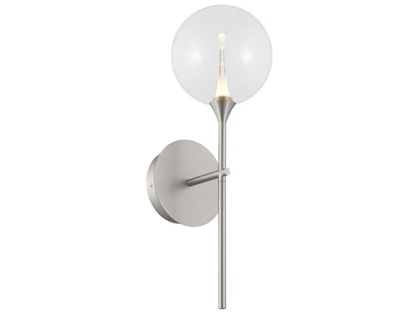 Eurofase Iissa 1-Light Nickel Wall Sconce