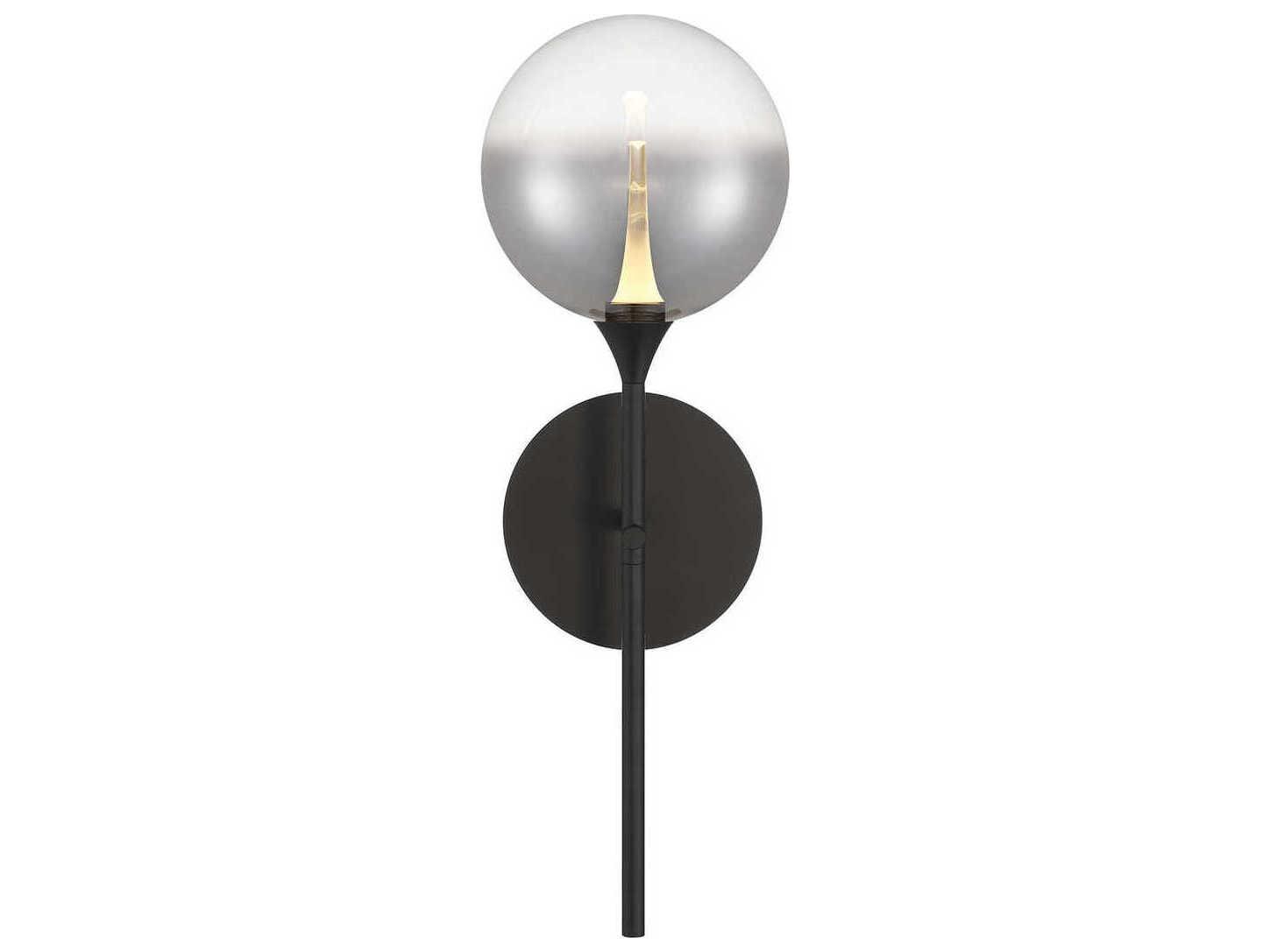 Eurofase Iissa 1-Light Black Wall Sconce
