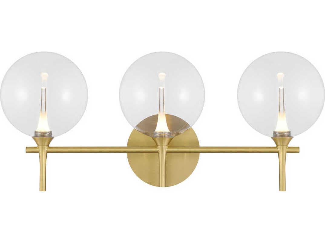 Eurofase Iissa 3-Light Gold Vanity Light