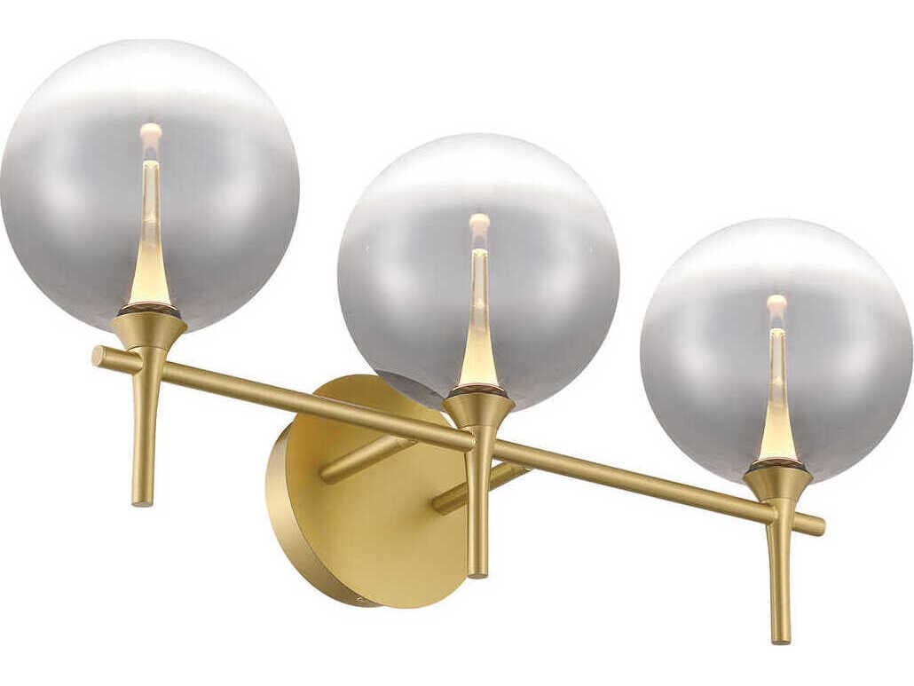 Eurofase Iissa 3-Light Gold Vanity Light