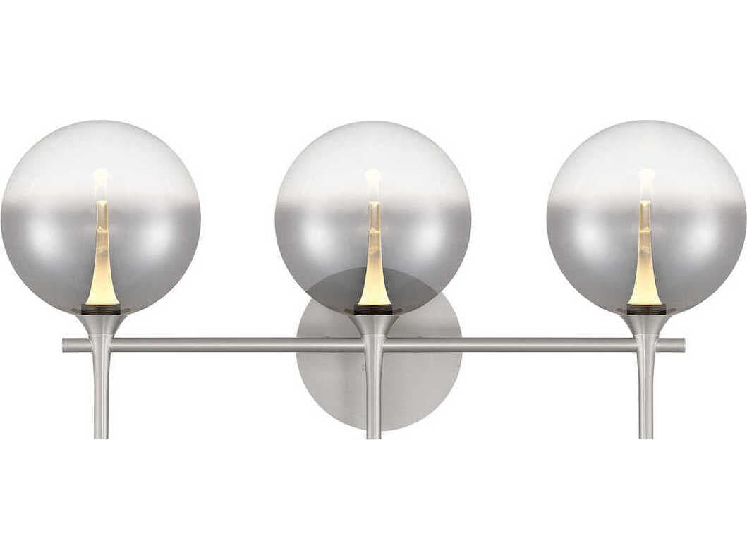 Eurofase Iissa 3-Light Nickel Vanity Light