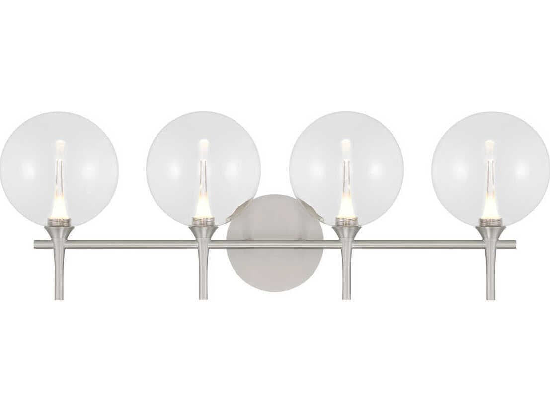 Eurofase Iissa 4-Light Nickel Vanity Light