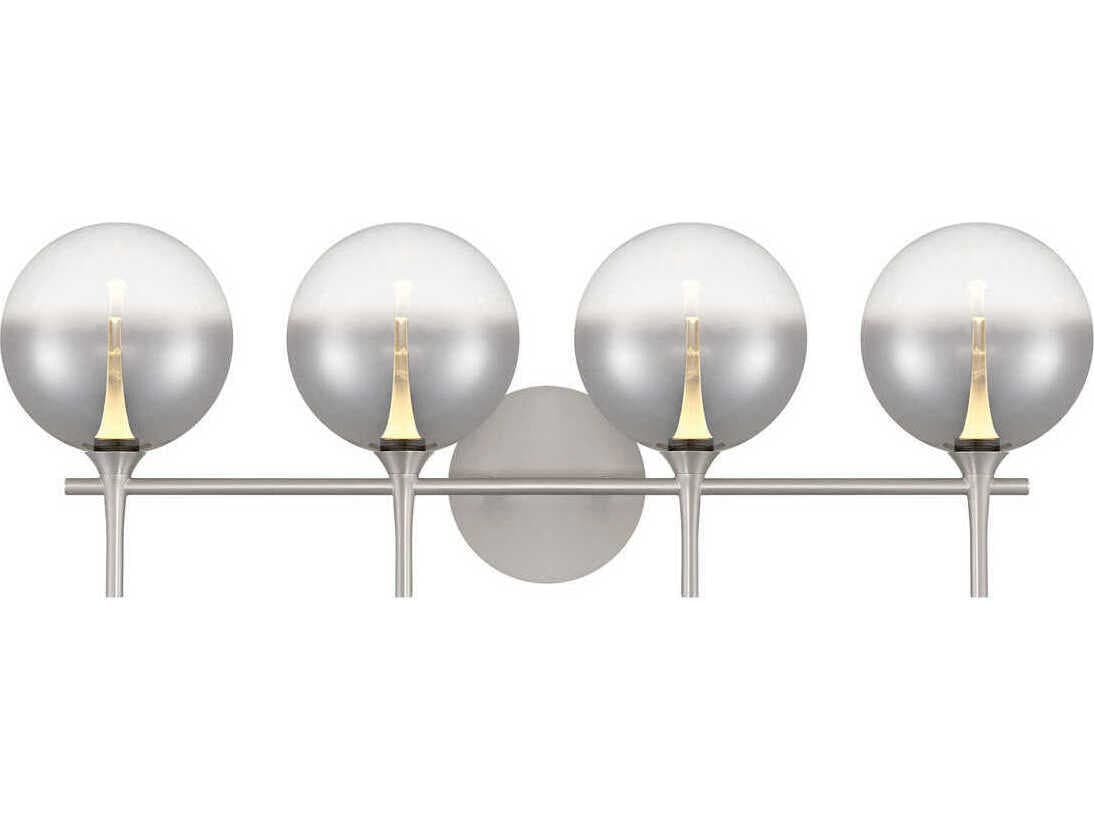 Eurofase Iissa 4-Light Nickel Vanity Light