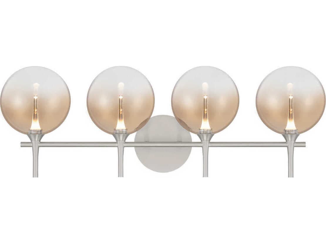 Eurofase Iissa 4-Light Nickel Vanity Light