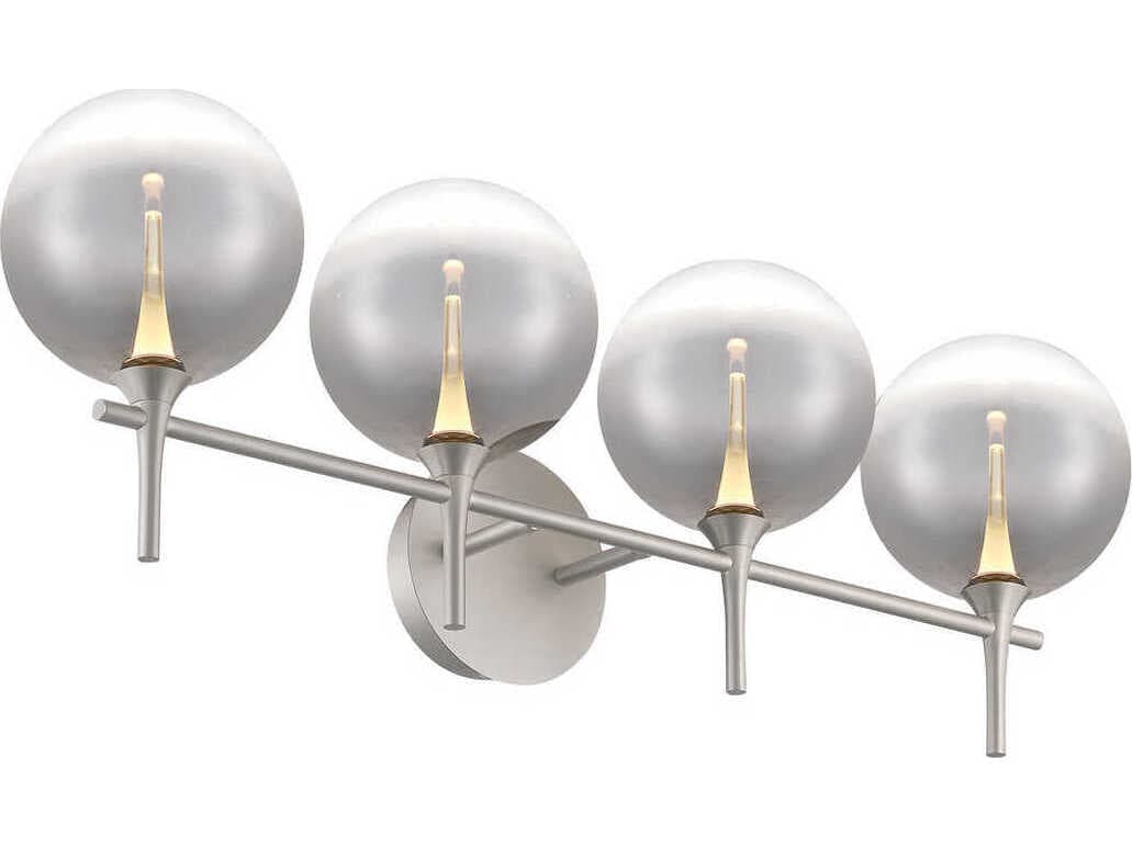 Eurofase Iissa 4-Light Nickel Vanity Light