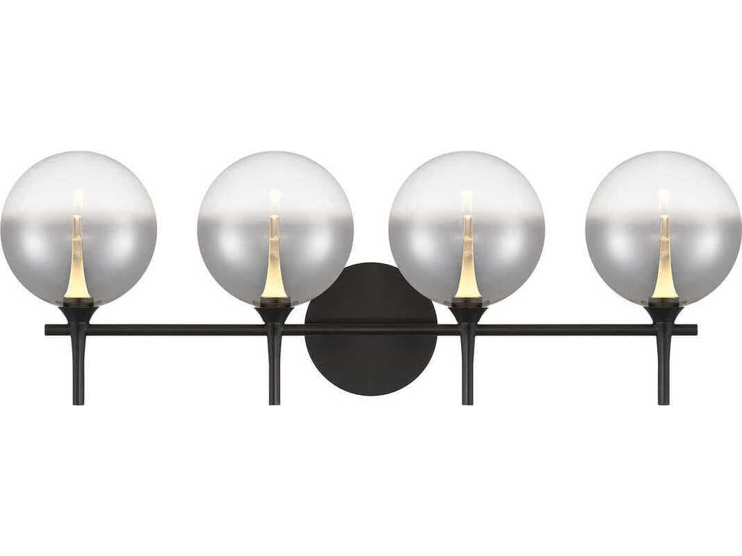 Eurofase Iissa 4-Light Black Vanity Light