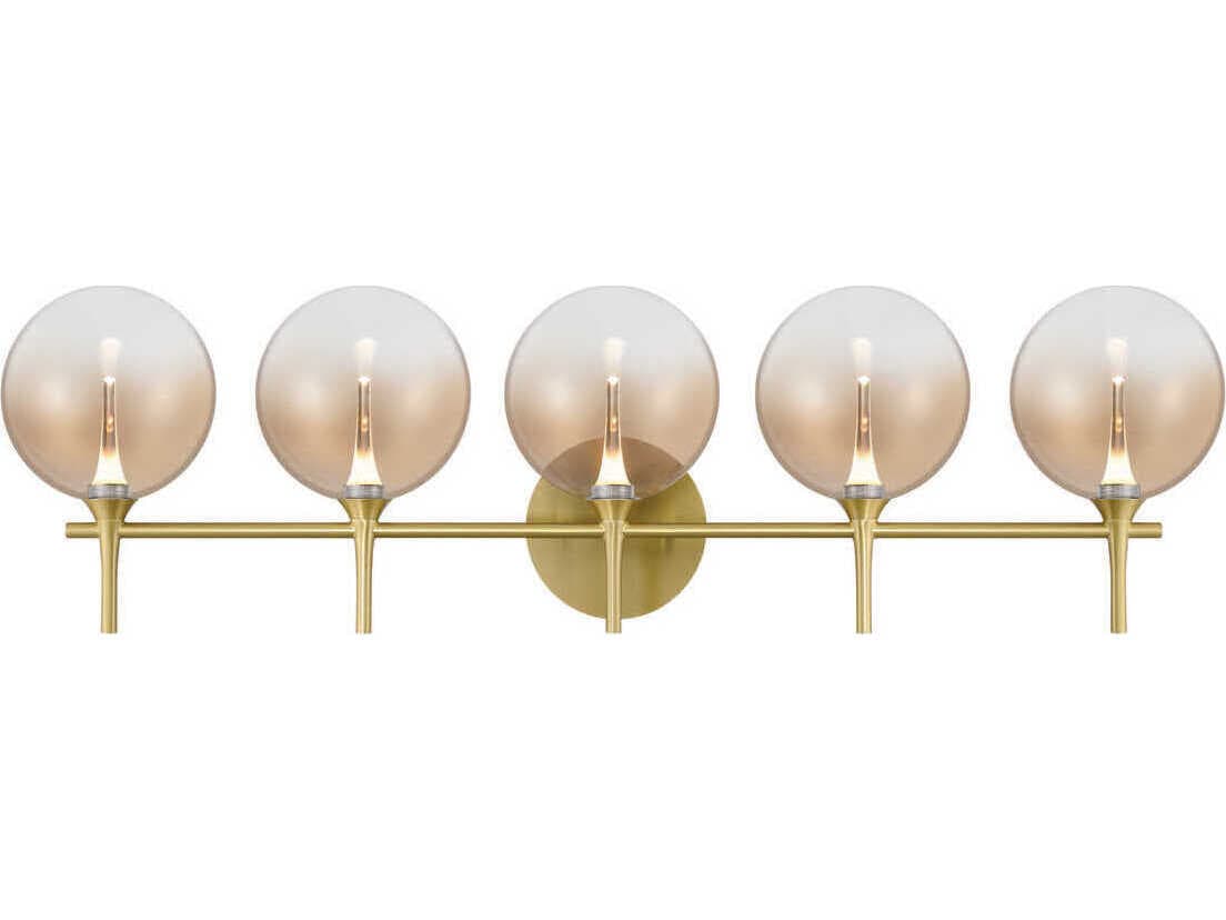 Eurofase Iissa 5-Light Gold Vanity Light