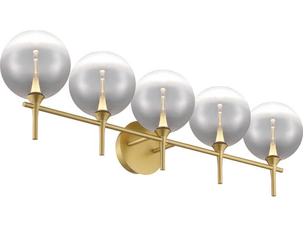 Eurofase Iissa 5-Light Gold Vanity Light
