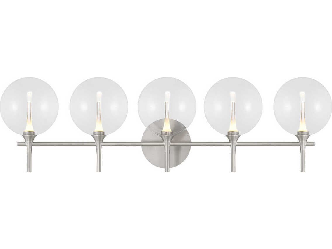 Eurofase Iissa 5-Light Nickel Vanity Light
