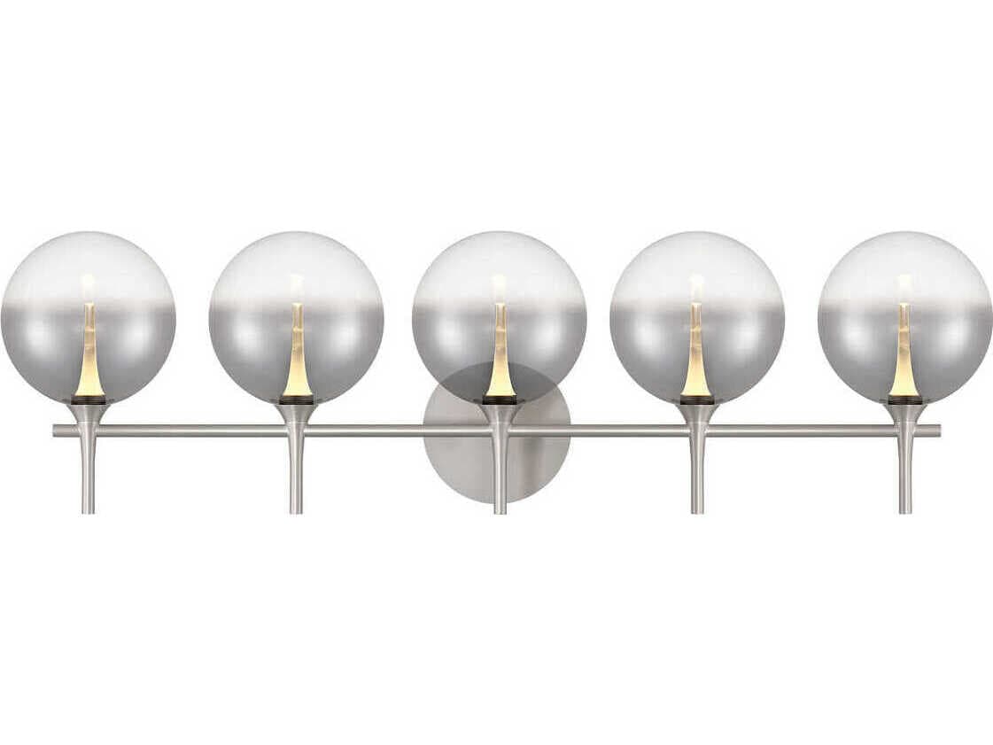 Eurofase Iissa 5-Light Nickel Vanity Light