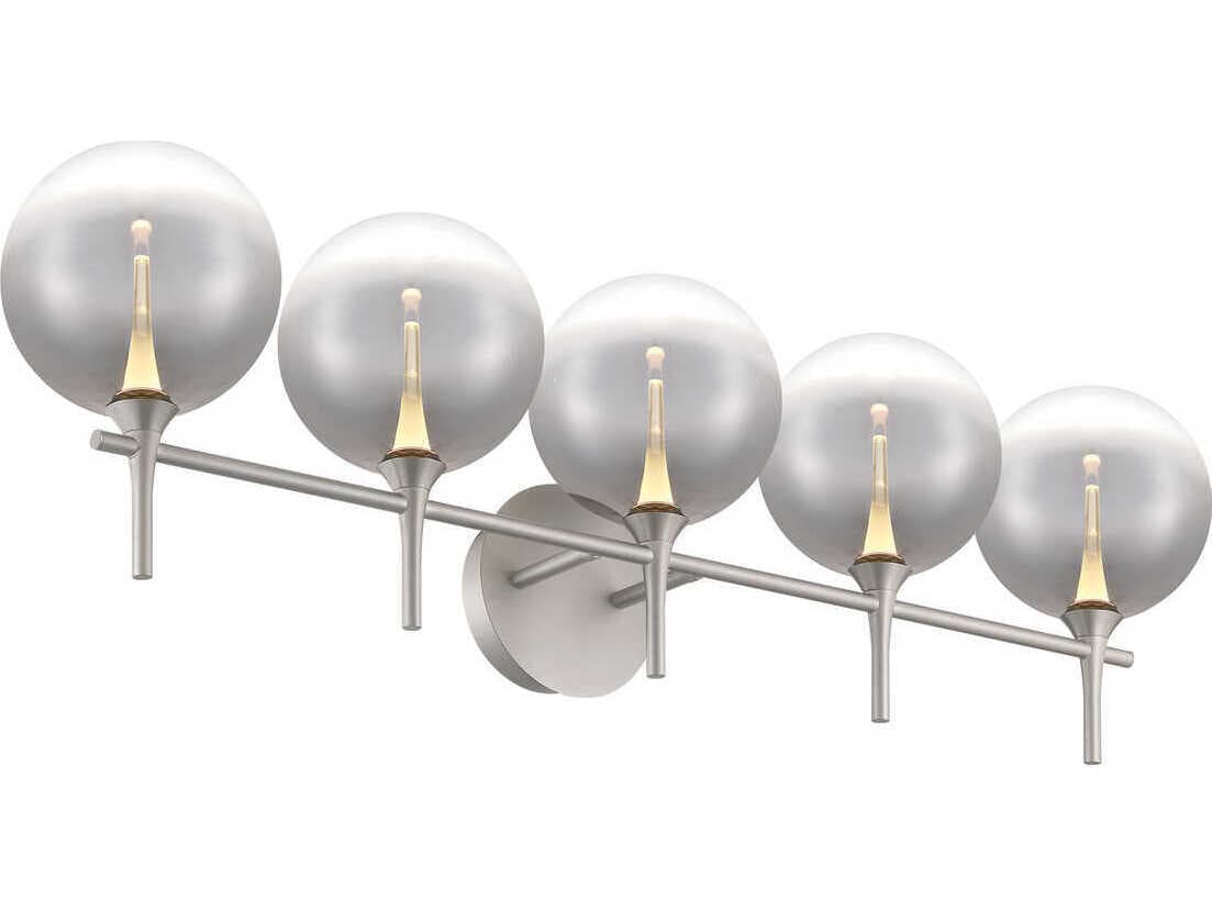 Eurofase Iissa 5-Light Nickel Vanity Light