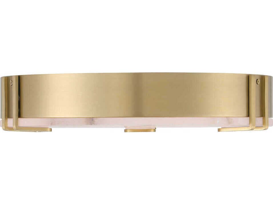 Eurofase Noga 1-Light Gold Round Flush Mount