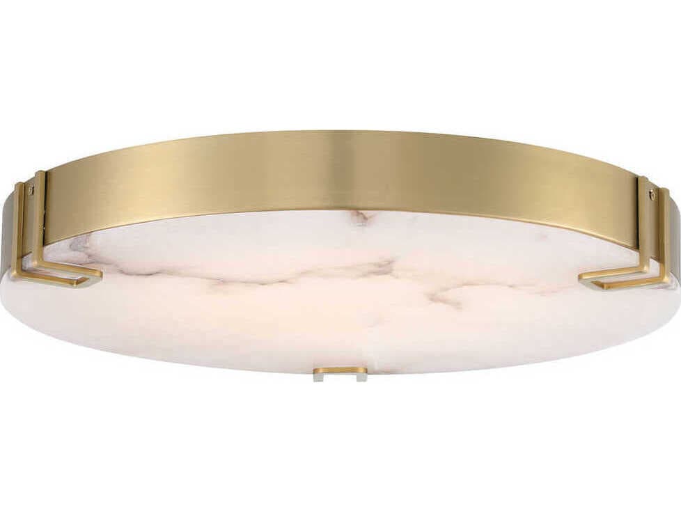 Eurofase Noga 1-Light Gold Round Flush Mount