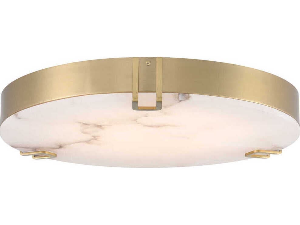 Eurofase Noga 1-Light Gold Round Flush Mount