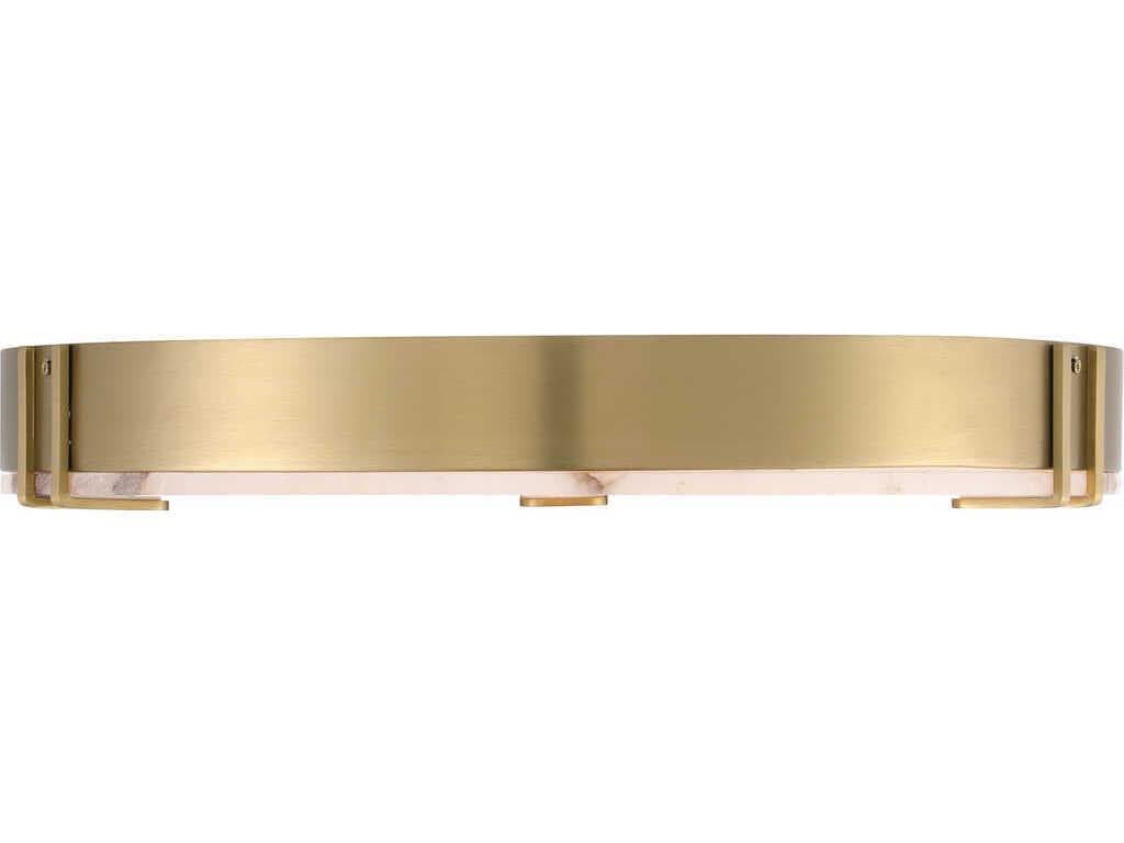 Eurofase Noga 1-Light Gold Round Flush Mount