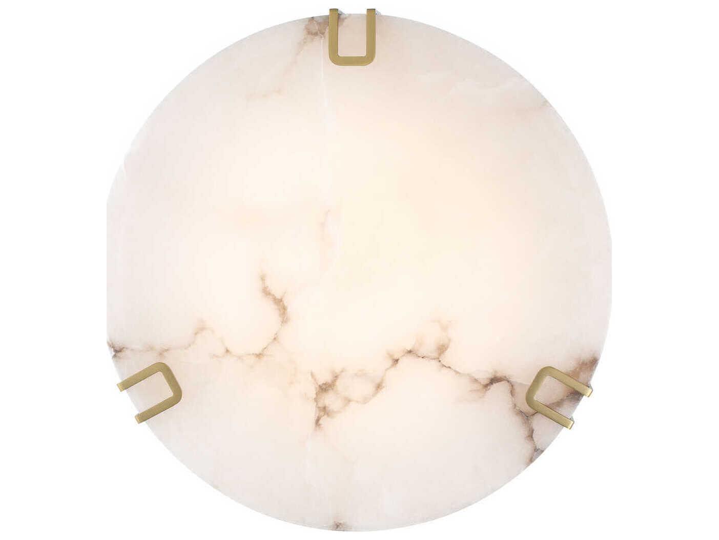 Eurofase Noga 1-Light Gold Round Flush Mount