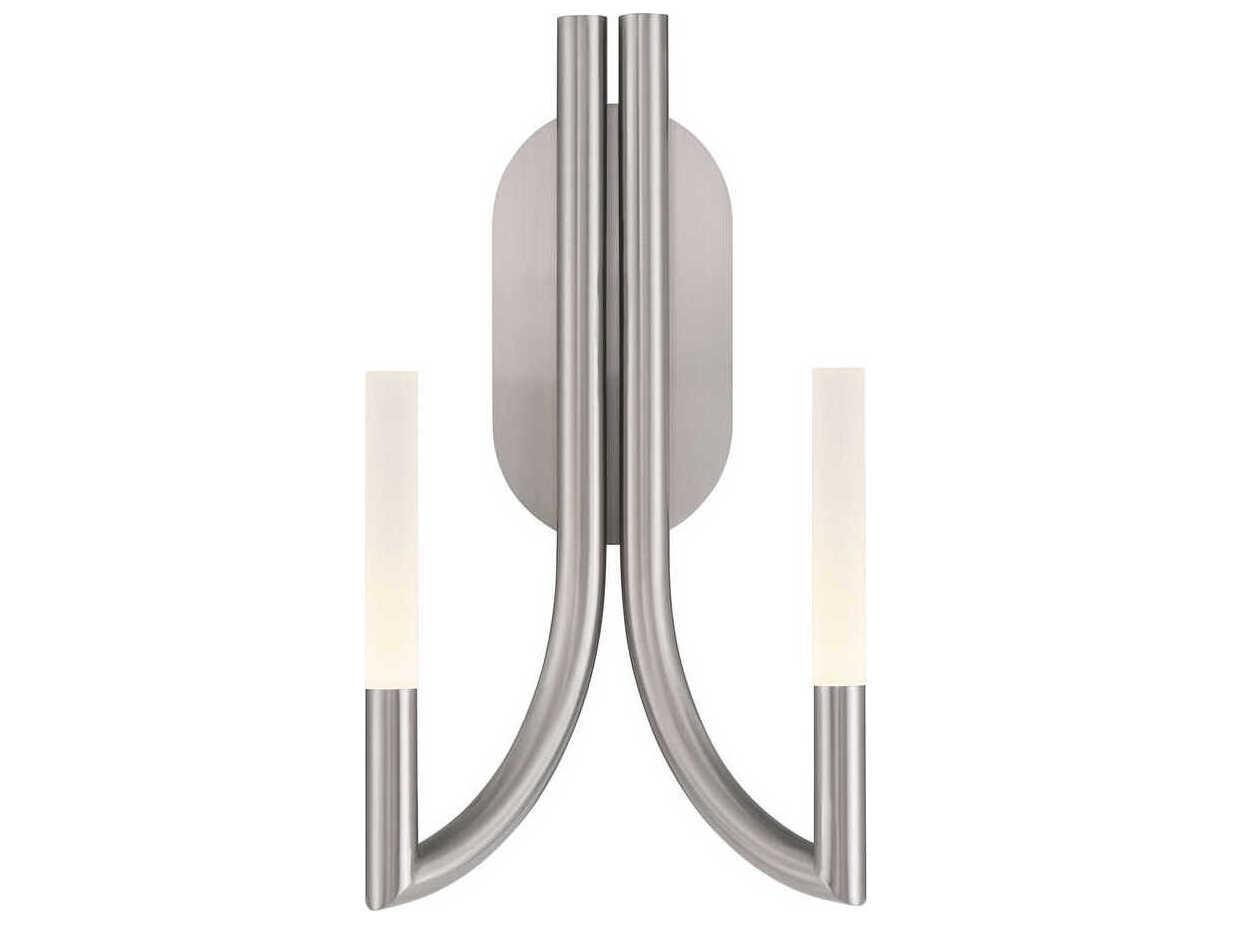 Eurofase Olette 2-Light Nickel Wall Sconce
