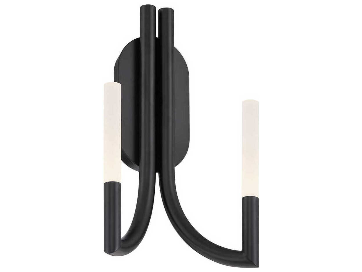 Eurofase Olette 2-Light Black Wall Sconce