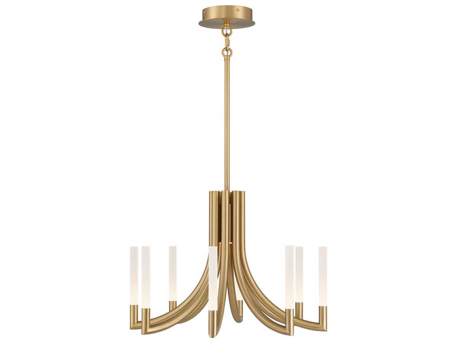Eurofase Olette 8-Light Gold Linear Chandelier
