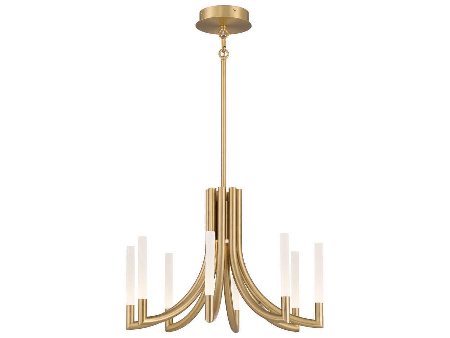 Eurofase Olette 8-Light Gold Linear Chandelier