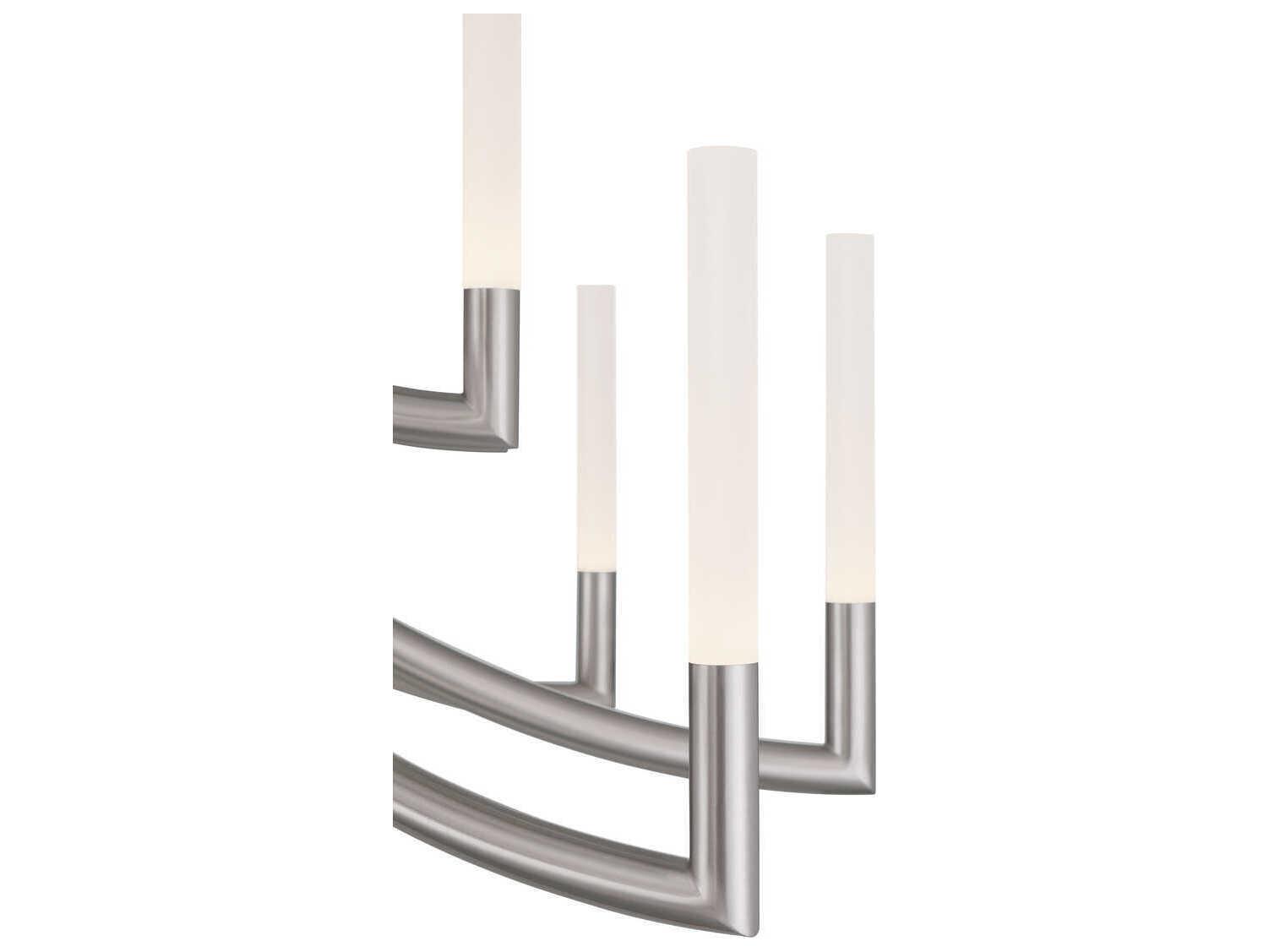 Eurofase Olette 20-Light Nickel Linear Chandelier