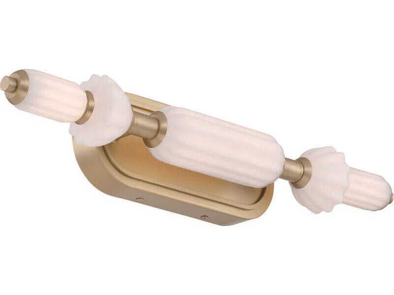 Eurofase Lansdowne 1-Light Gold Vanity Light