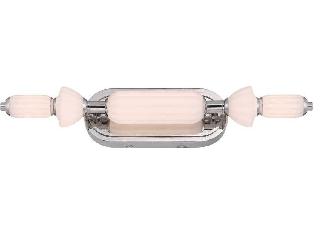 Eurofase Lansdowne 1-Light Nickel Vanity Light