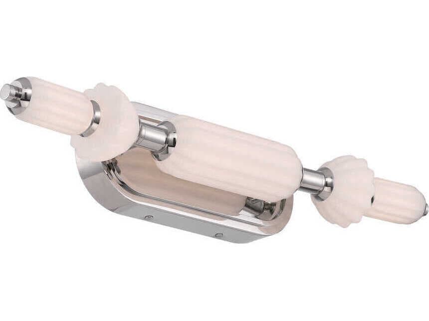 Eurofase Lansdowne 1-Light Nickel Vanity Light