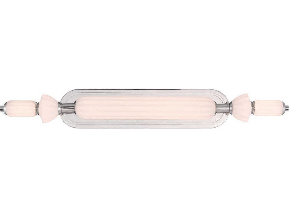 Eurofase Lansdowne 1-Light Nickel Vanity Light