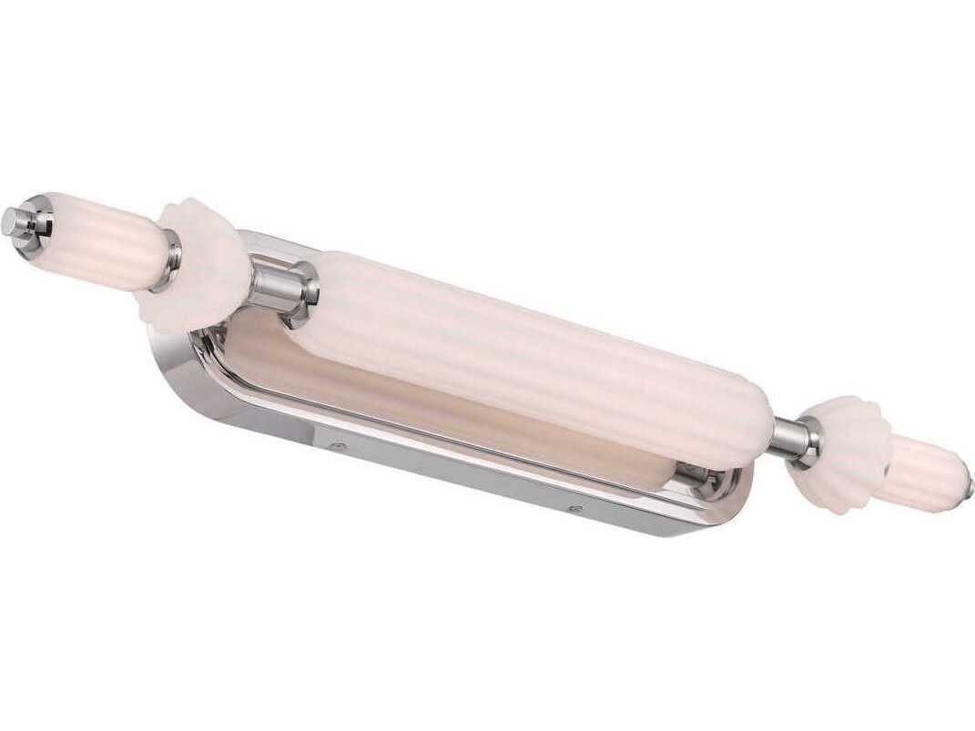 Eurofase Lansdowne 1-Light Nickel Vanity Light