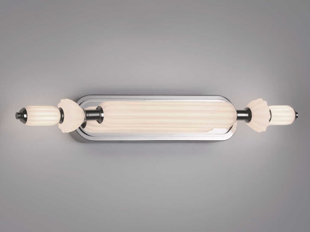 Eurofase Lansdowne 1-Light Nickel Vanity Light