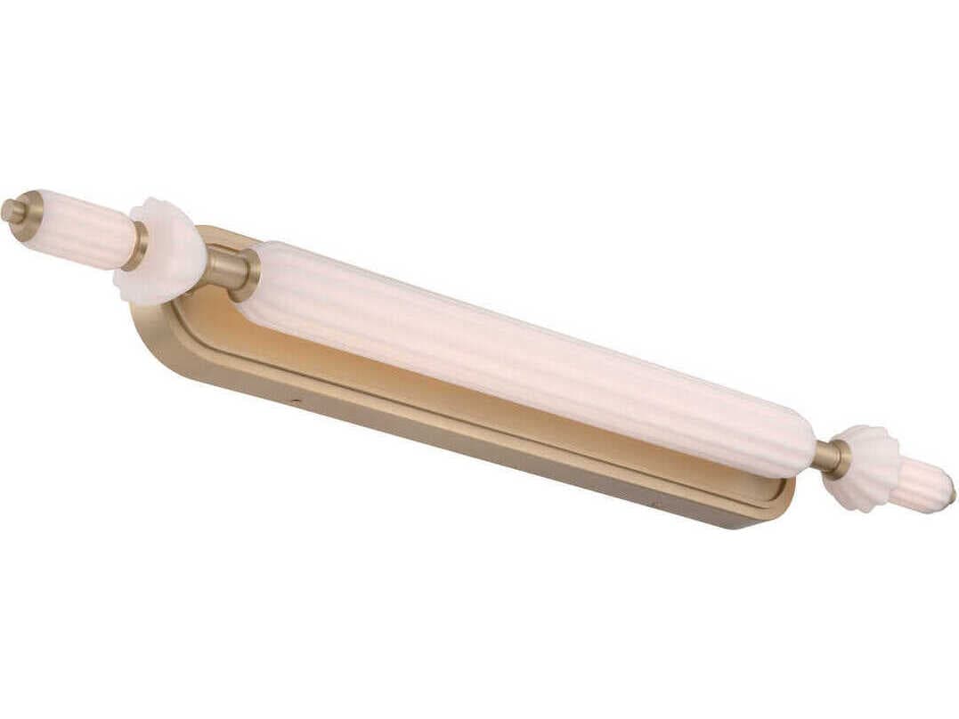 Eurofase Lansdowne 1-Light Gold Vanity Light