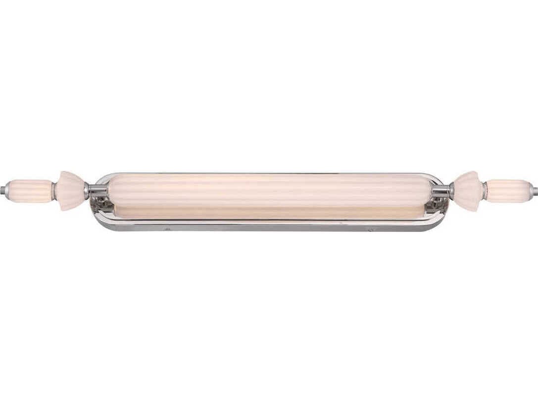 Eurofase Lansdowne 1-Light Nickel Vanity Light