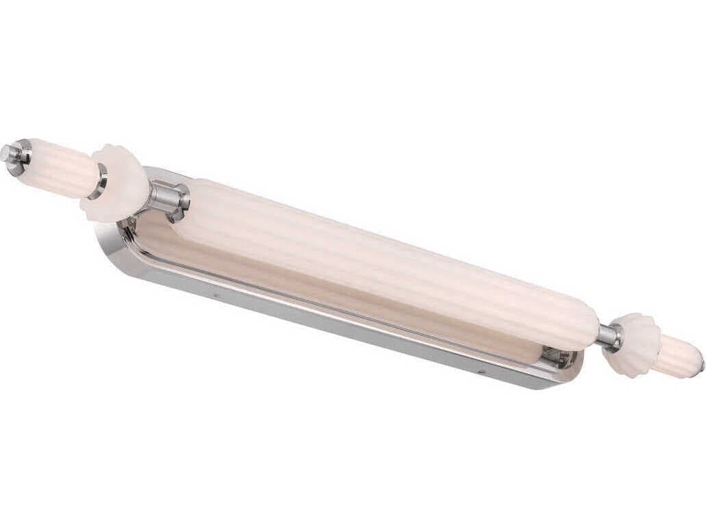 Eurofase Lansdowne 1-Light Nickel Vanity Light