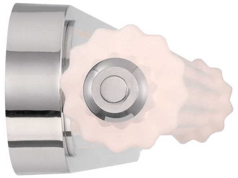 Eurofase Lansdowne 1-Light Nickel Vanity Light