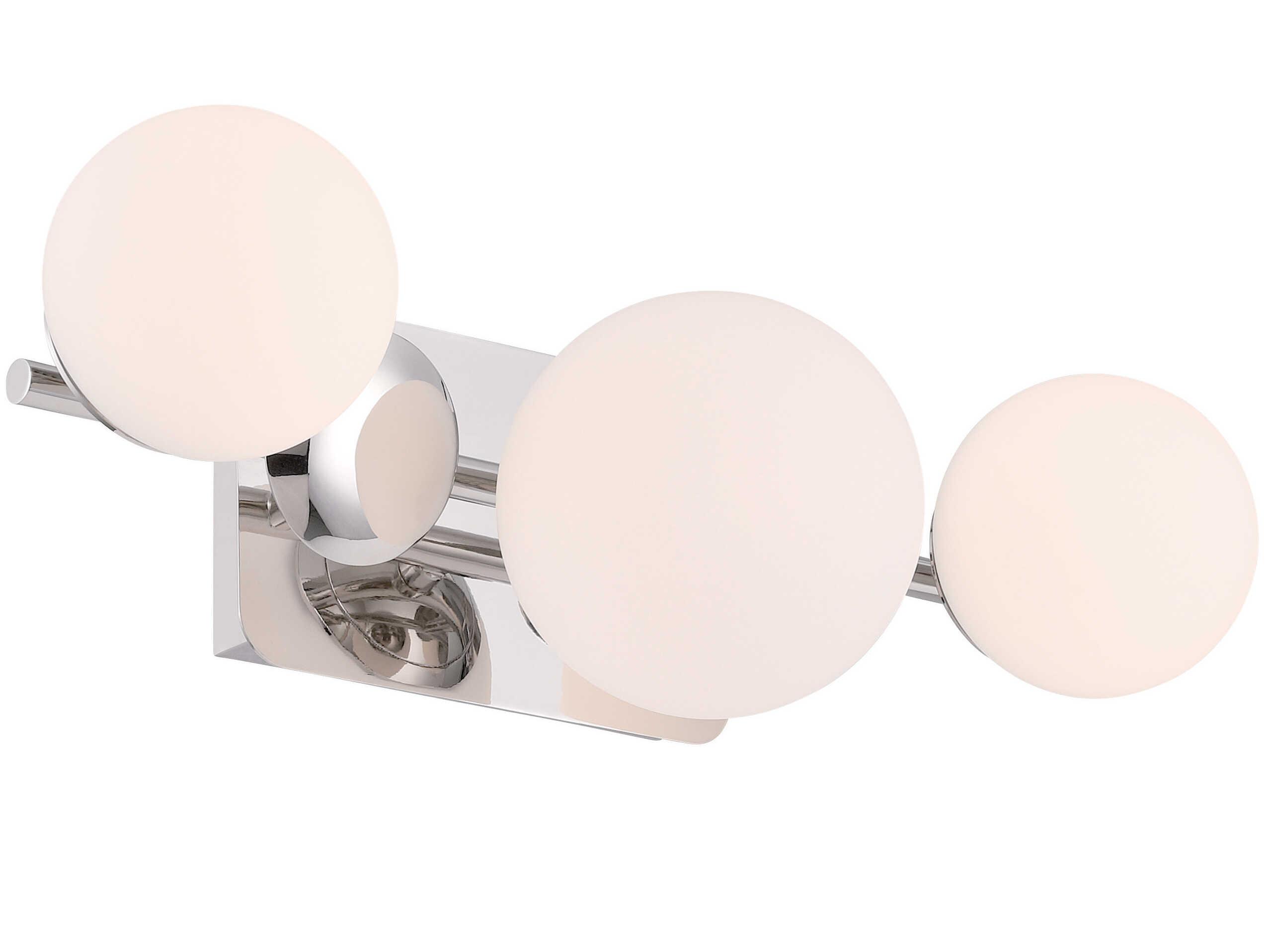 Eurofase Vine 3-Light Nickel Vanity Light