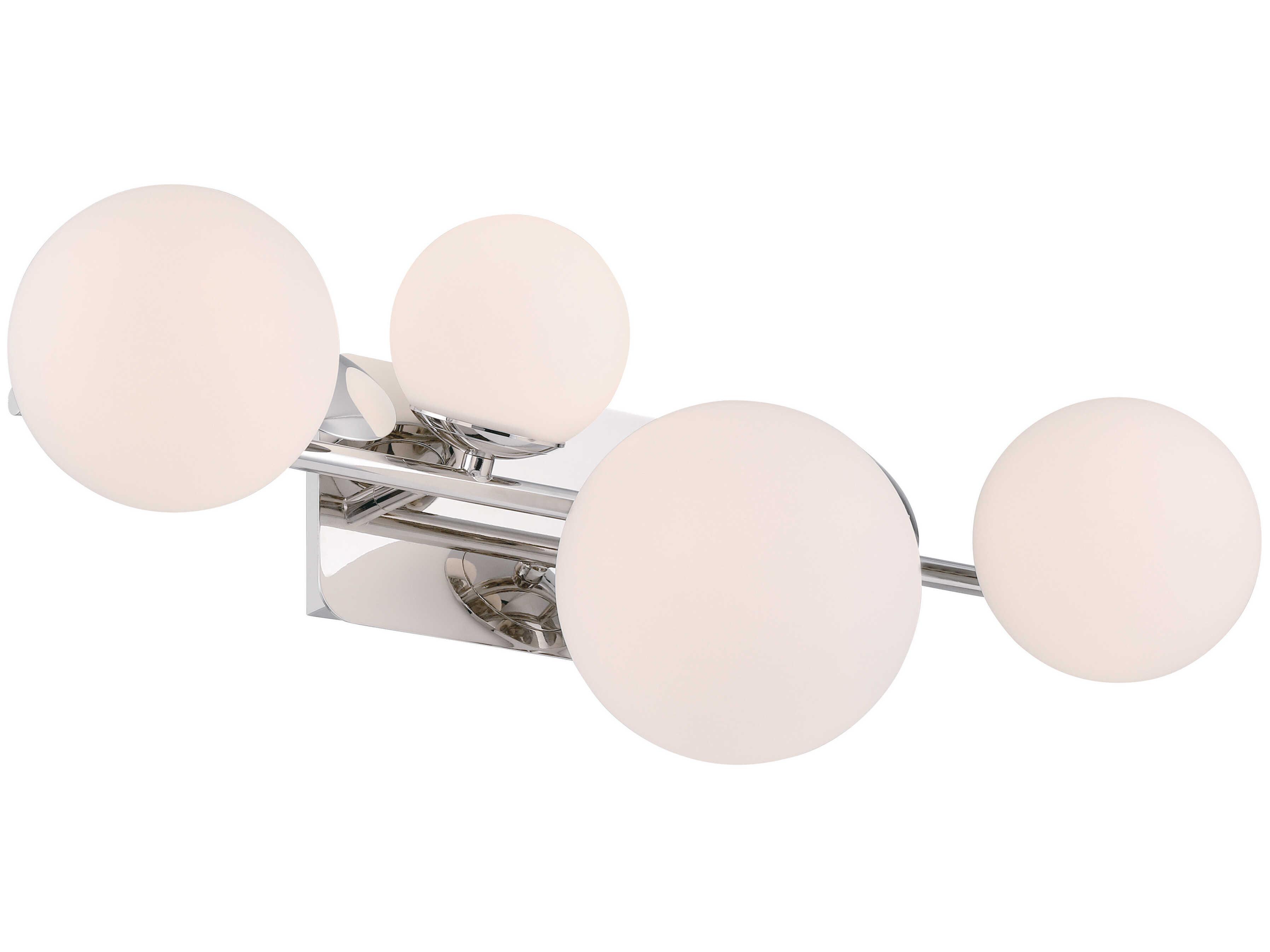 Eurofase Vine 4-Light Nickel Vanity Light