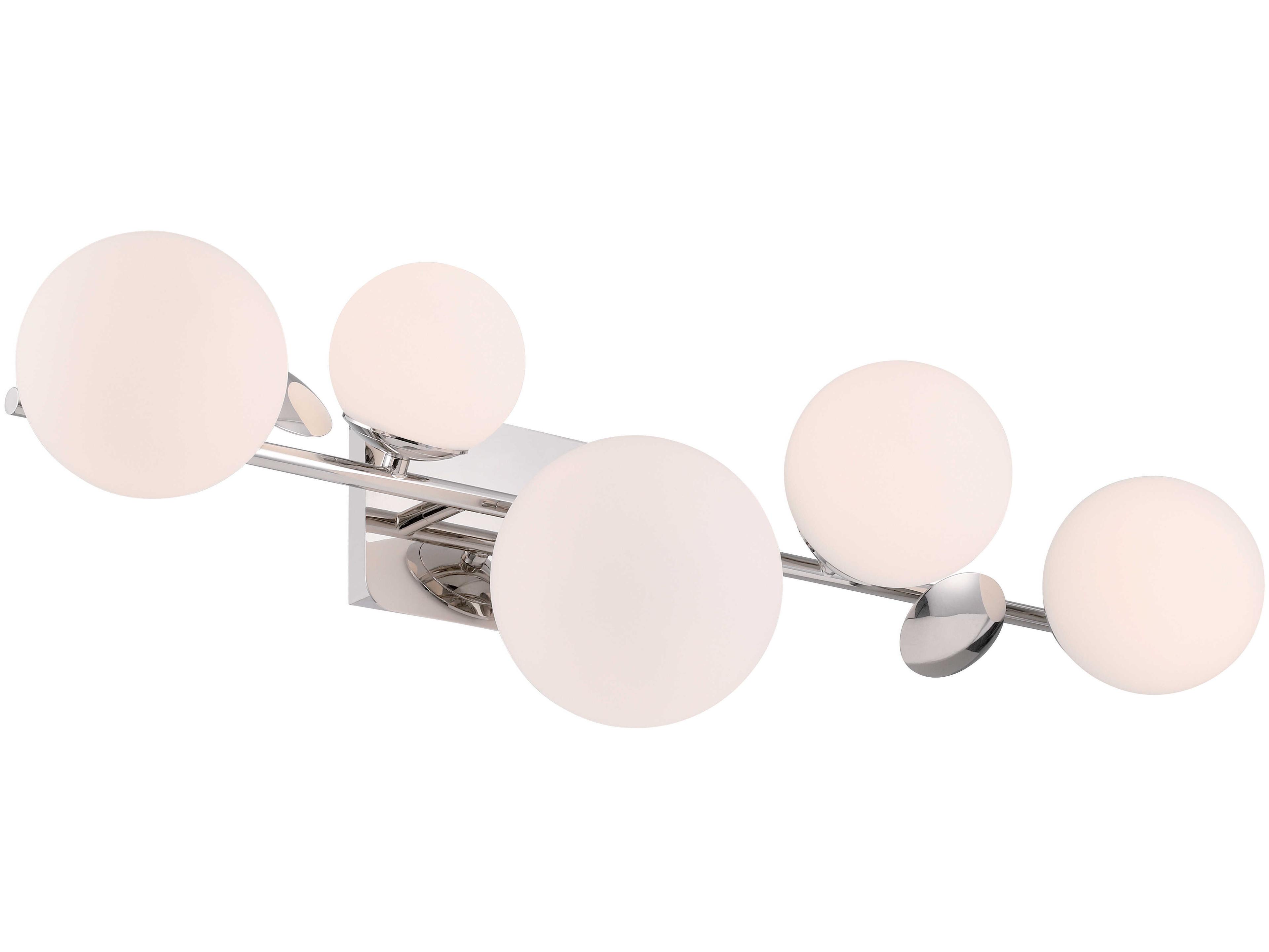 Eurofase Vine 5-Light Nickel Vanity Light