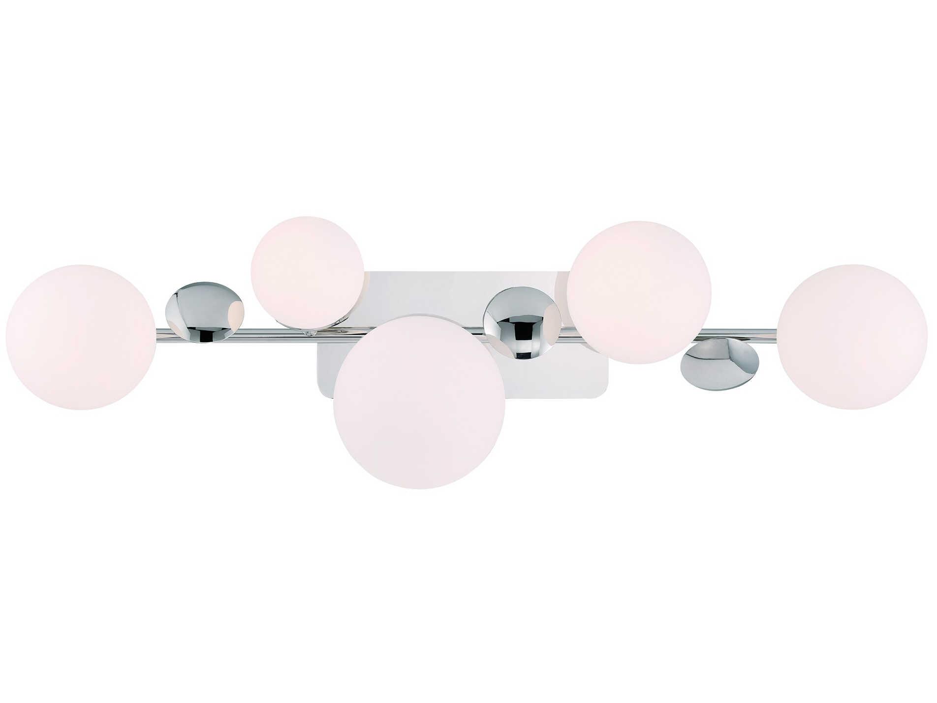 Eurofase Vine 5-Light Nickel Vanity Light
