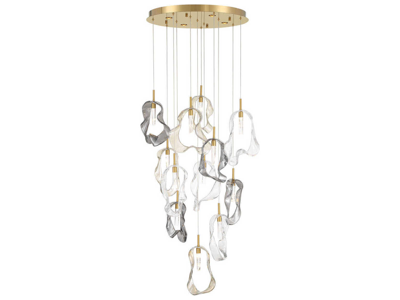 Eurofase Norah 16-Light Gold Pendant