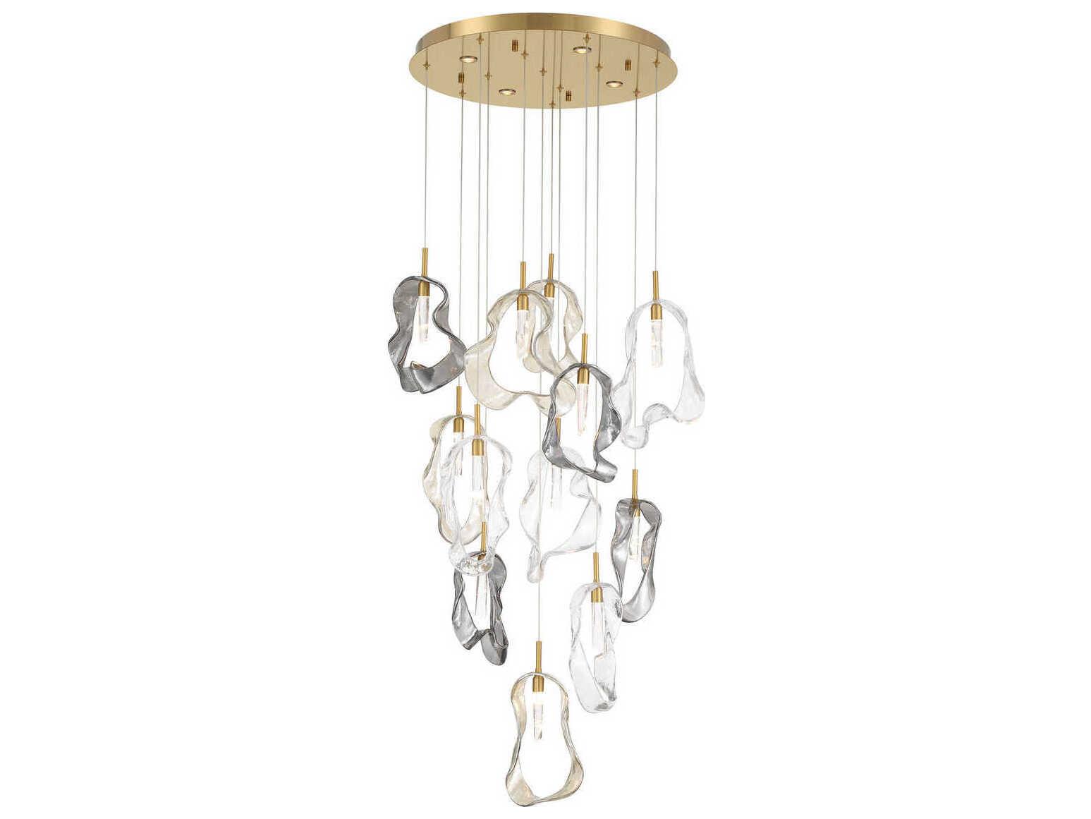 Eurofase Norah 16-Light Gold Pendant