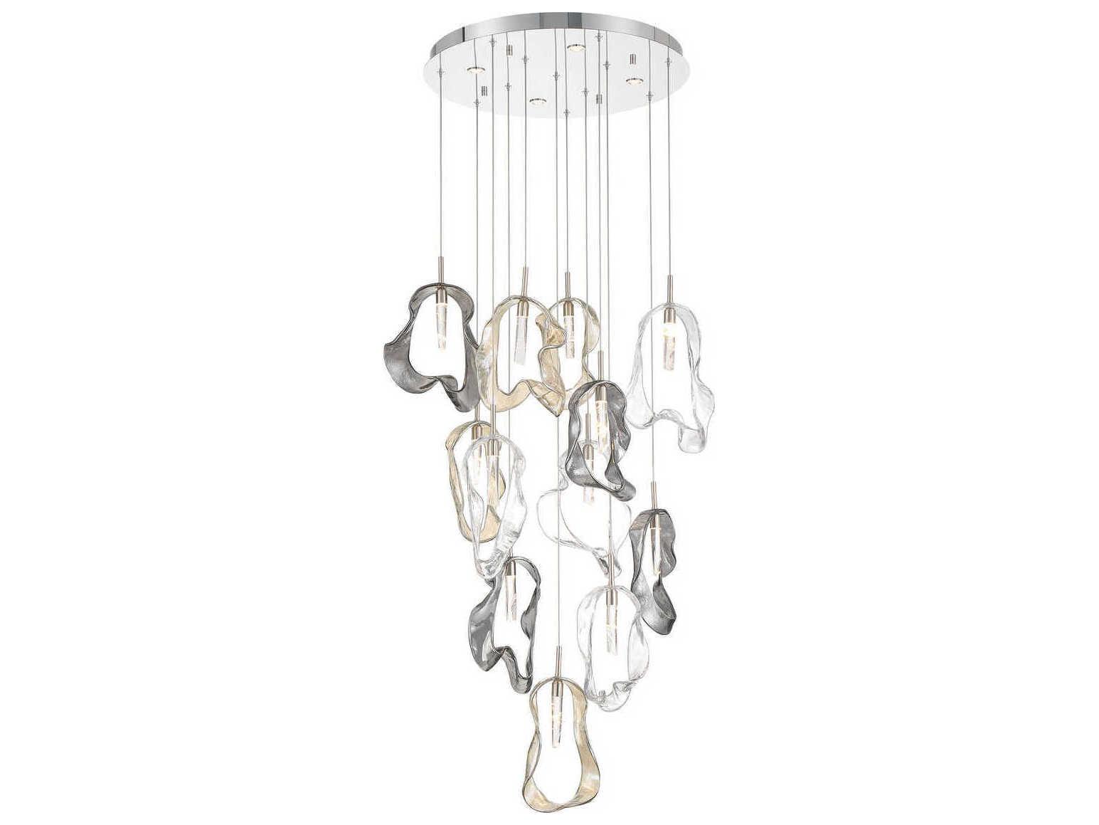 Eurofase Norah 16-Light Nickel Pendant